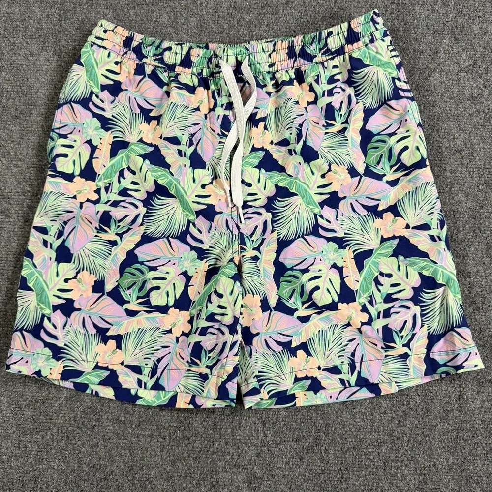 Chubbies Swim Short Youth Boys Large 14/16 Colorful Lined Trunks Beach